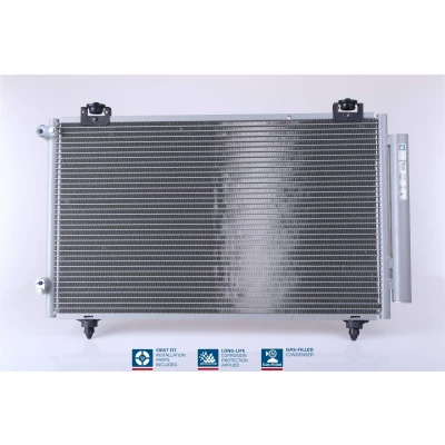 Imagem de NISSENS 940299 Condensador com secador Alumínio 650 R 134a TOYOTA: Corolla IX Hatchback, Station Wagon