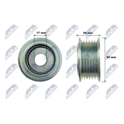 Imagem de NTY RNK VW 043 Polia de Desvio VOLKSWAGEN: Amarok Pick up