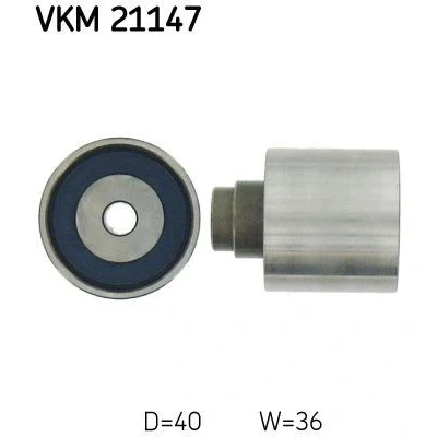Imagem de SKF VKM 21147 Polia de desvio/de guia, correia dentada VOLKSWAGEN: Caddy 3, Golf 4 Variant, 4, SEAT: Ibiza AUDI: A3 Sportback, A4 B6 Avant