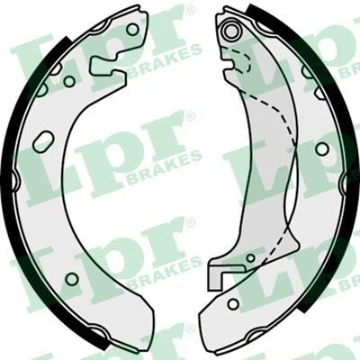 Imagem de SAMKO 87510 Maxilas de travão 254mm 39mm com alavanca do mão LAND ROVER: Freelander I SUV Cabrio,