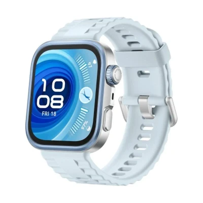 Imagem de Huawei Watch Fit 4 Pro Prata (Bracelete De Borracha Azul)