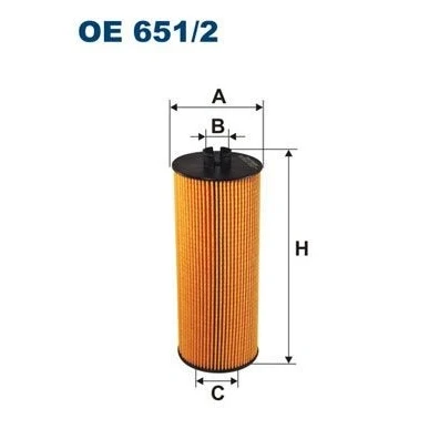 Imagem de Filtro de óleo filtron oe651/2