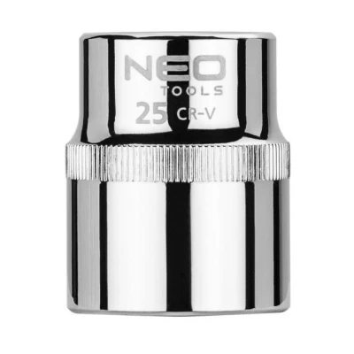Imagem de NEO TOOLS 08 025 Chave de caixa 1/2 3124 25 mm aço cromo vanádio SuperLock