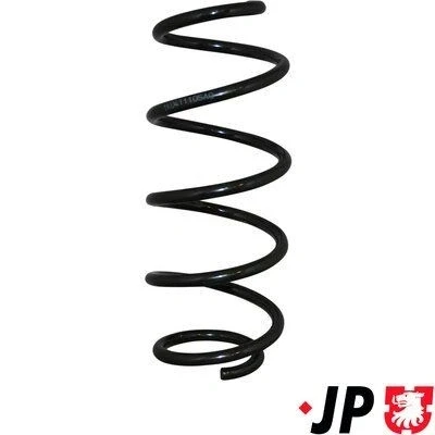 Imagem de JP GROUP 1142204700 Mola de suspensão Eixo dianteiro helicoidal com diâmetro constante Azul, cor laranja VOLKSWAGEN: Golf 6, 5, 6