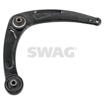 Imagem de SWAG 62 92 2384 Braço de suspensão com chumaceira Eixo dianteiro, lado direito, em baixo transversal Aço fundido CITROËN: C4 I Grand Picasso