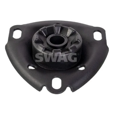 Imagem de SWAG 30 54 0010 Suporte de apoio do conjunto mola / amortecedor Eixo dianteiro sem rolamentos esferas Borracha AUDI: 100 C3 Sedan