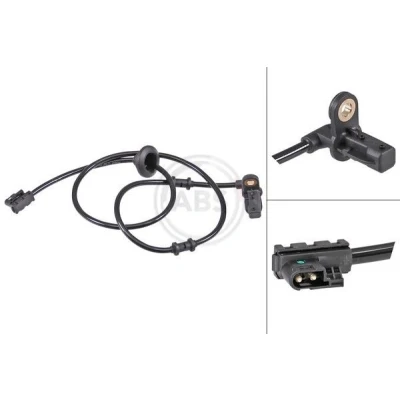 Imagem de A.B.S. 30200 Sensor de ABS activo 945 preto MERCEDES BENZ: Classe C T modell, CLK Cabrio