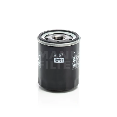 Imagem de MANN FILTER W 67 Filtro de óleo M 20 X 1.5 com uma válvula retenção aparafusado MITSUBISHI: Lancer 8, COLT 6, 8 Limousine