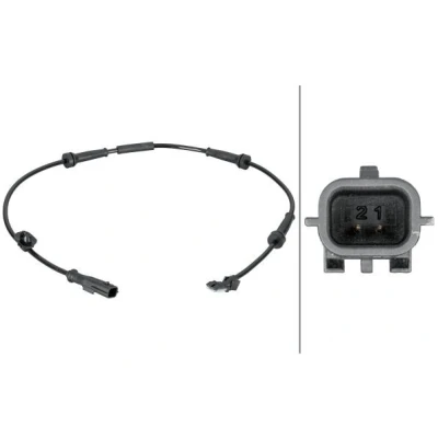Imagem de HELLA 6PU 012 806 681 Sensor de ABS Hall 2 710 RENAULT: Kangoo II Express, Be Bop