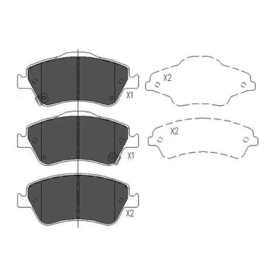 Imagem de KAVO PARTS KBP 9027 Jogo de pastilhas para travão disco com avisador sonoro desgaste TOYOTA: Auris Hatchback, Corolla X Sedan