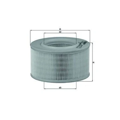 Imagem de MAHLE ORIGINAL LX 720 Filtro de ar 103,0 181,0 Cartucho filtrante VOLKSWAGEN: TRANSPORTER 3 Kasten, Bus,