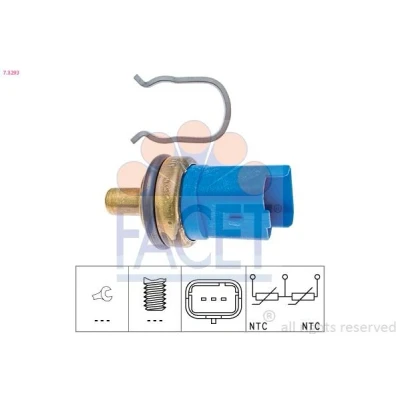 Imagem de FACET 7.3293 Sensor, temperatura do líquido de refrigeração Made in Italy OE Equivalent CITROËN: Xsara Carrinha, PEUGEOT: 206 Hatchback
