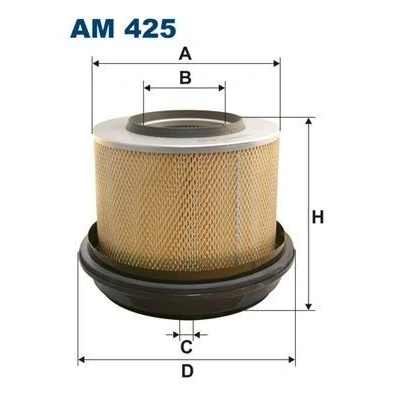 Imagem de FILTRON AM 425 Filtro de ar 255 276 Cartucho filtrante