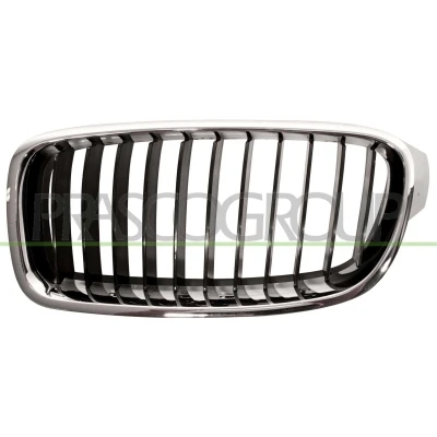 Imagem de PRASCO Premium BM0282004 Grelha de Radiador esquerda cromado preto BMW: 3 Touring, Sedan