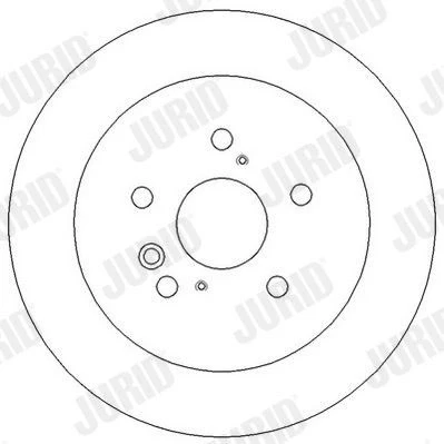 Imagem de JURID 562276JC Disco de travão 291 12 5 114,3 cheio revestido sem parafusos TOYOTA: Avensis I Sedan, Verso, Liftback