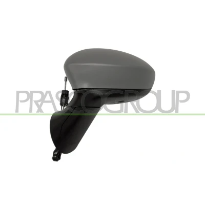 Imagem de Espelho retrovisor Prasco FT0307104 esquerda com subcapa ajuste: por cabo de aço, convexo, sem cor FIAT: 500 Hatchback