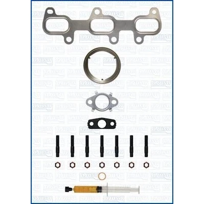 Imagem de AJUSA JTC11605 Kit de montagem, turbocompressor with studs, syringe oil com juntas instruções montagem SEAT: Ibiza 4, 4 Sportcoupe