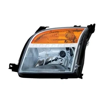 Imagem de VAN WEZEL 1811961 Farol Principal esquerda H4 amarelo para circulação pela direita com motor de regulação do alcance dos faróis P43t
