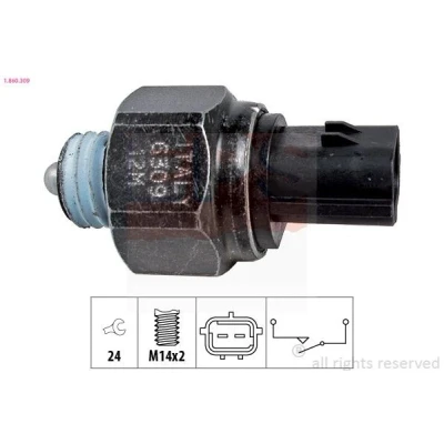 Imagem de EPS 1.860.309 Interruptor, luz de marcha atrás Made in Italy OE Equivalent KIA: Sportage III, cee‘d I Carrinha, II
