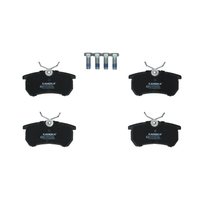 Imagem de KAMOKA JQ1012638 Jogo de pastilhas para travão disco Eixo traseiro excl. contacto aviso desgaste FORD: FIESTA 6, Focus Mk1 Hatchback