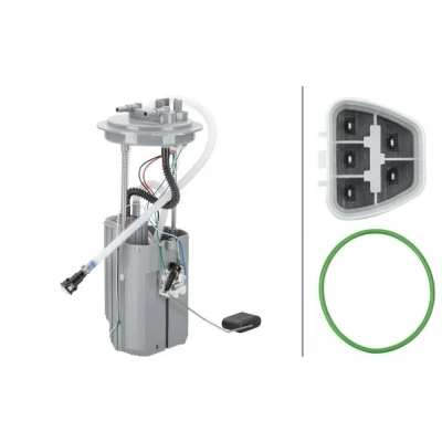 Imagem de HELLA 8TF 358 106 721 Unidade de alimentação combustível com sensor nível combustível, junta elétrico