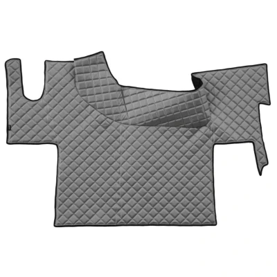 Imagem de F CORE FL31 GRAY Conjunto de tapete chão Couro artificial à frente 1 preto