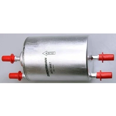 Imagem de DENCKERMANN A110687 Filtro de Combustível dos tubos 8mm AUDI: A4 B6 Avant, B7 Sedan, SEAT: Exeo ST, Sedan