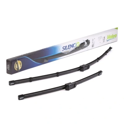 Imagem de Escova do limpa vidros Valeo Silencio Flat Blade Set 577914 à frente plana JAGUAR: XF Sedan, TESLA: Model S, OPEL: Grandland X