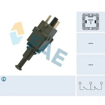 Imagem de FAE 24515 Interruptor de luz stop 2pólos OPEL: Astra G CC