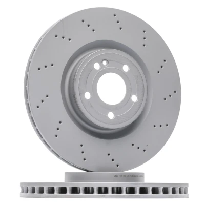 Imagem de ATE 24.0130 0256.1 Disco de travão 350,0 30,0 5 112,0 perfurado/ventilado revestido alto carbono com parafusos MERCEDES BENZ: Classe A Sedan,