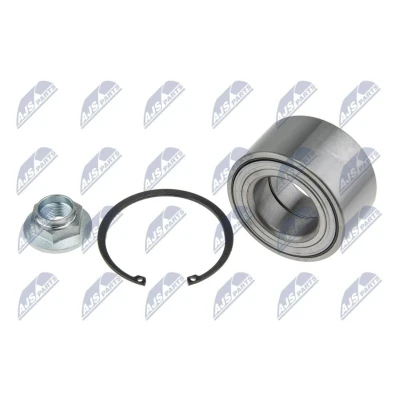 Imagem de NTY KLP MZ 029 Kit de rolamento roda Eixo dianteiro, lado esquerdo, direito com porca, anel retenção 84mm