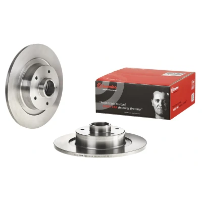 Imagem de BREMBO 08.C742.37 Disco de travão 290 11 5 cheio com jogo rolamentos roda, anel sensor do ABS, parafusos RENAULT: GRAND SCENIC 3