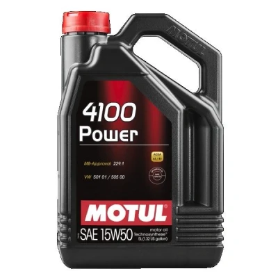 Imagem de Motul 4100 Power 15W 50 5l Óleo do motor 100273 HONDA: CIVIC 6 Hatchback, PRELUDE 4, Fastback, VOLKSWAGEN: Lupo / 3L, Polo II Coupe