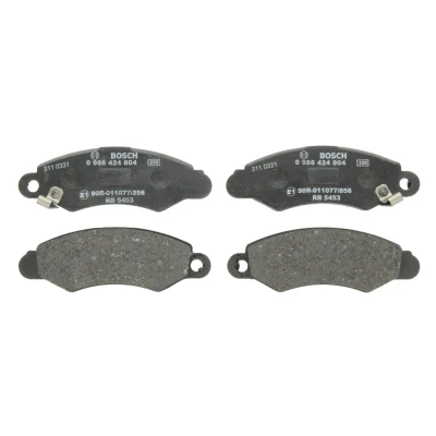 Imagem de BOSCH 0 986 424 804 Jogo de pastilhas para travão disco Baixo teor metálico com avisador sonoro desgaste SUZUKI: SWIFT 2