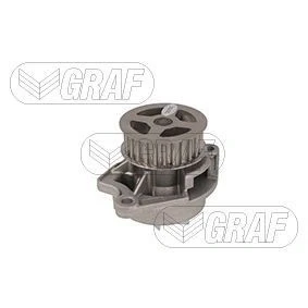 Imagem de GRAF PA674 Bomba de água 27 com junta mecânico Chapa aço 67,288 para accionamento da correia dentada VOLKSWAGEN: Golf 5, 4, Polo IV Hatchback