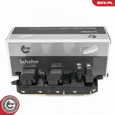 Imagem de ESEN SKV Interruptor, elevadores dos vidros do lado condutor 37SKV501 TOYOTA: Avensis III Carrinha, Sedan, Verso