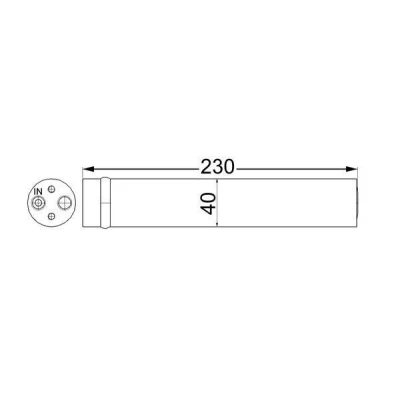 Imagem de MAHLE ORIGINAL AD 63 000S Filtro Secador MAZDA: 2 Hatchback