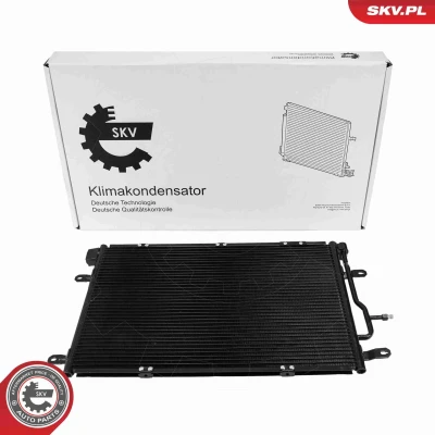 Imagem de ESEN SKV 86SKV402 Condensador sem secador Alumínio 611mm AUDI: A4 B6 Avant, B7 Sedan