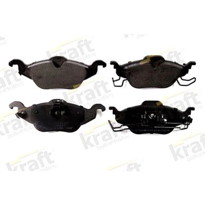Imagem de KRAFT 6001640 Jogo de pastilhas para travão disco Eixo dianteiro incl. contacto aviso desgaste OPEL: Astra G CC, Caravan, Van