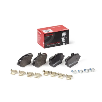 Imagem de BREMBO P 50 162 Jogo de pastilhas para travão disco preparado indicador aviso desgaste sem acessórios