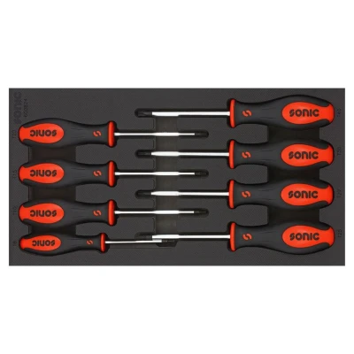 Imagem de SONIC 600824 Módulo de ferramentas 8 T9, T10, T15, T20, T25, T27, T30, T40 aço cromo vanádio Torx