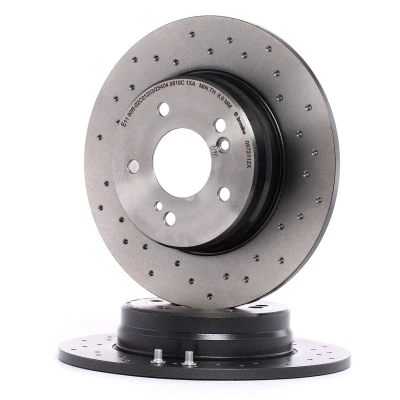 Imagem de BREMBO XTRA LINE 08.7211.2X Disco de travão 290 10 5 cheio, perfurado revestido alto carbono com parafusos MERCEDES BENZ: CLK Coupe, Cabrio