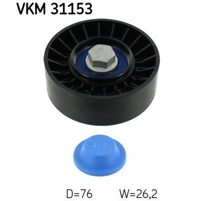 Imagem de SKF VKM 31153 Polia de Desvio SEAT: Ibiza 4, Leon II Hatchback