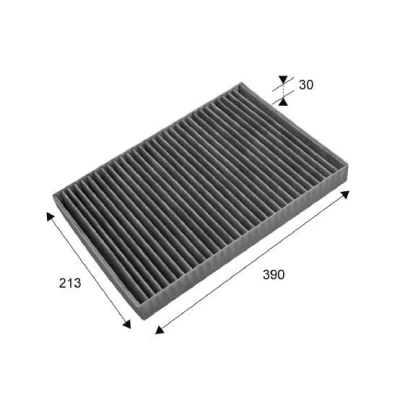 Imagem de VALEO CLIMFILTER PROTECT 715648 Filtro, ar do habitáculo Filtro de carvão ativado 309 213 30 CHRYSLER: 300C Touring