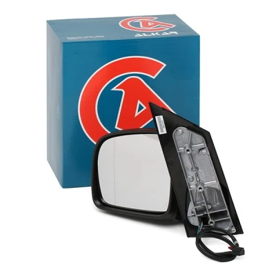 Imagem de Espelho retrovisor Alkar 9225154 esquerda aquecível, não esférico para veículo com volante à VOLKSWAGEN: Caddy 3 endado, norauto, oscaro,