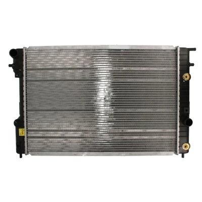 Imagem de NRF 519689 Radiador, arrefecimento do motor Alumínio 653 445 30 com componentes de montagem Aletas refrigeração soldadas