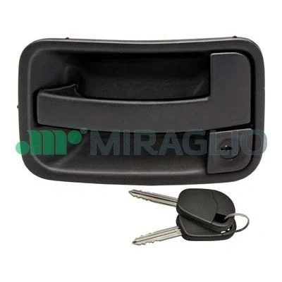 Imagem de MIRAGLIO 80/428 Puxadores de Porta à direita sem canhão fechadura preto CITROËN: Jumpy I Van, FIAT: Scudo Carrinha, Van