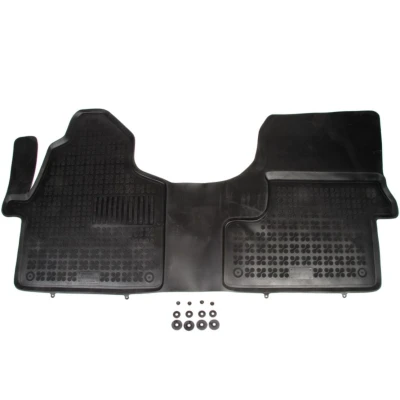 Imagem de REZAW PLAST 201716 Conjunto de tapete chão Borracha à frente 1 preto medida MERCEDES BENZ: Sprinter 5 T Camião plataforma/Chassis