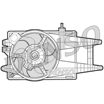 Imagem de DENSO DER09040 Ventilador de Radiador 294 12 50 FIAT: Punto II Hatchback