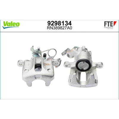 Imagem de FTE 9298134 Pinça de travão cinzento Ferro fundido Eixo traseiro direito sem suporte AUDI: A4 B5 Avant, Sedan